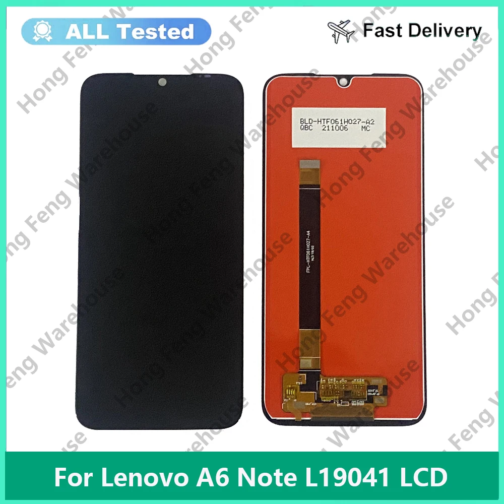 

100% Tested For Lenovo A6 Note L19041 LCD Display Touch Screen Digitizer Assembly For Lenovo A6Note PAGK0027IN L19041 lcd