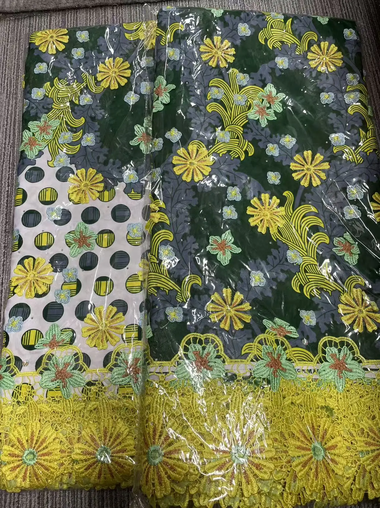 

5Yards New African Glam Glitter Grand Golden Ankara Embroidery Printing Wax Fabric Materials For Nigerian Women Dress