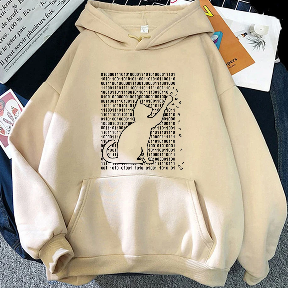 مضحك كول القط المطبوعة نمط الرجال النساء هوديي الشتاء طويلة الأكمام عادية تنفس زوجين البلوز مريحة البلوز الأعلى #3