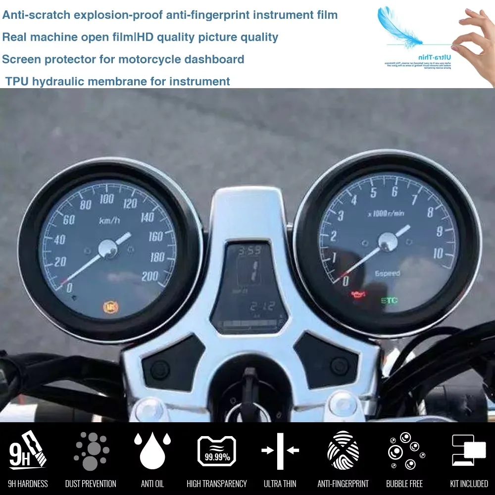 For Honda CB1100EX CB1100RS CB1100 EX RS CB1300 SUPER 2014-2020 2019 Motorcycle Cluster Scratch Protection Film Screen Protector