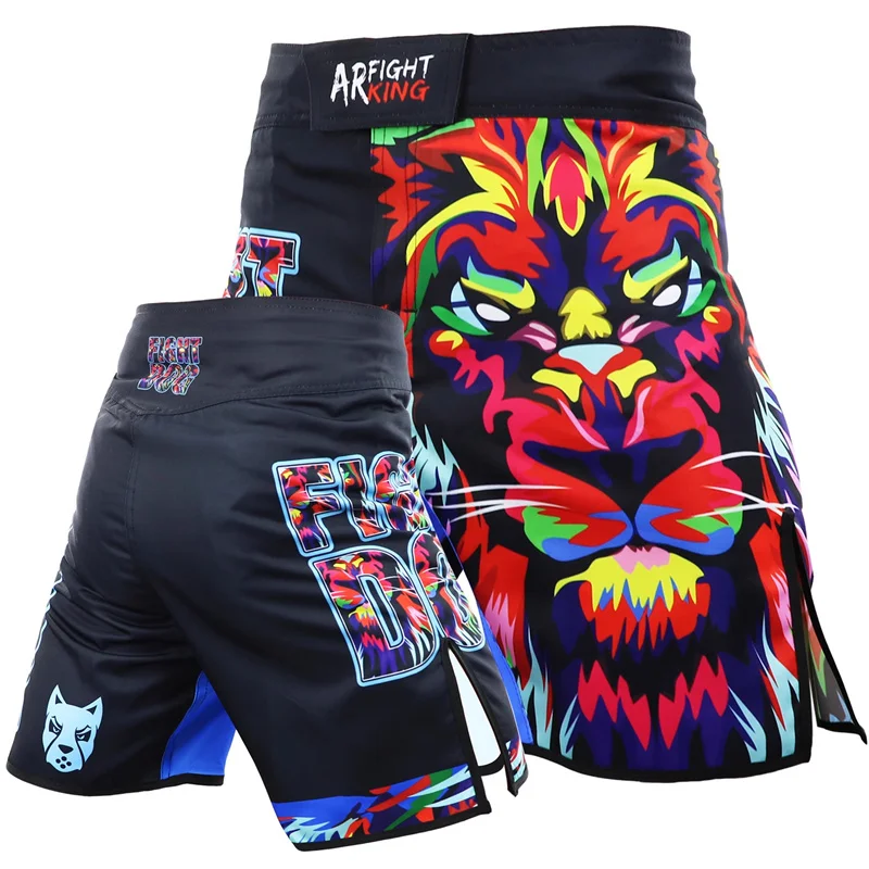 MMA Shorts Men Boxing Training Shorts Workout Muay Thai Shorts Gym Sports Running Pants BJJ Brazilian Jiujitsu Fight Wear