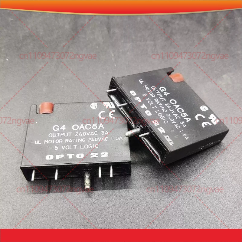 USED 1pcs For OPTO22 G4 OAC5A Solid State Relay 4 Pin 240VAC 3A Output Replacement Parts