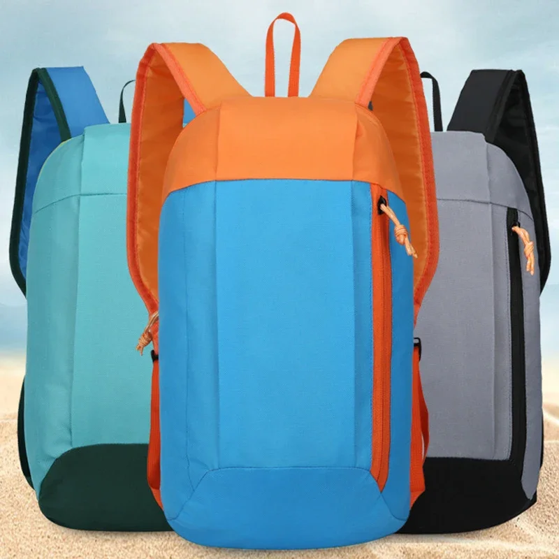 Outdoor Sports Backpack Light Weight Waterproof Travel Hiking Bags Zipper Adjustable Belt Camping Knapsack Student Schoolbags