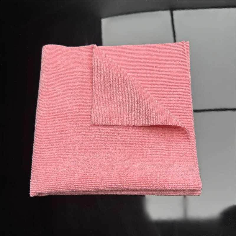 Lucullan Roze Seris Microfiber Premium Parel Handdoeken Voor Keramische Coating Nivellering En Verwijdering Van Kit