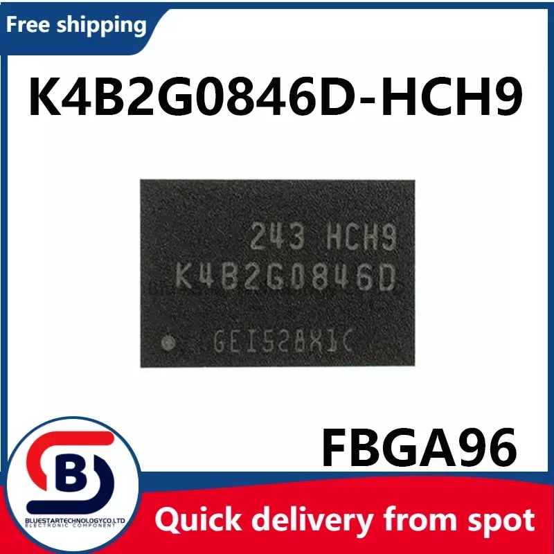 

Free Shipping 10-50pcs/lots K4B2G0846D-HCH9 K4B2G0846D 4B2G0846 K4B2G0846 package FBGA96 memory IC chip a large number of stock