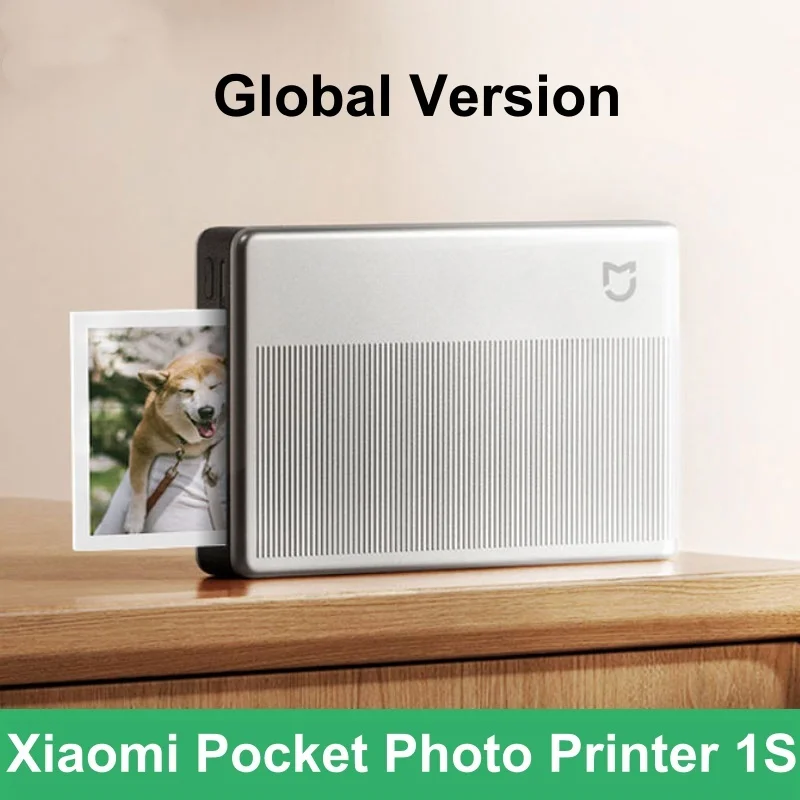 

Global Version Xiaomi Mijia Pocket Photo Printer 1S AR Photo Printing Multiple Color Pocket Portable Lightweight Shared Printing