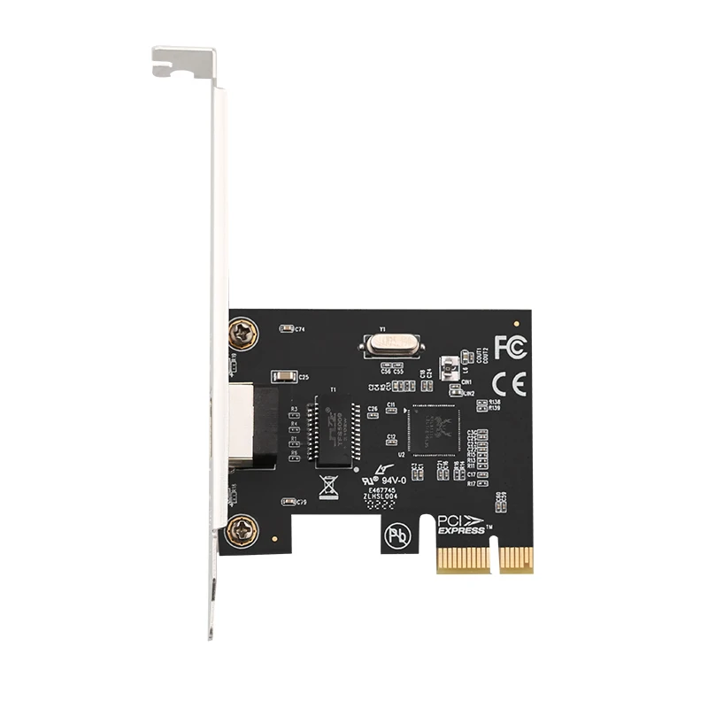 2 PCS Placa de interface de rede PCIe1X 1G Lan de alto desempenho Realtek8111L