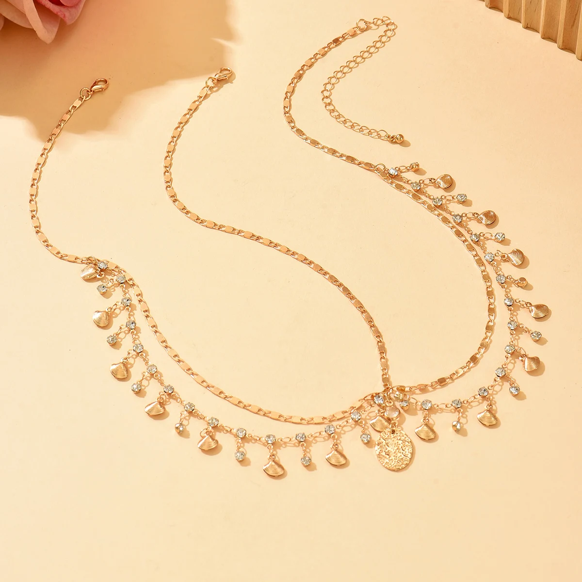 Bohemia Headband Tassel Crystal Hair Accessory Chain Jewelry Women Girls Metal Head Chain For Party Wedding image 2