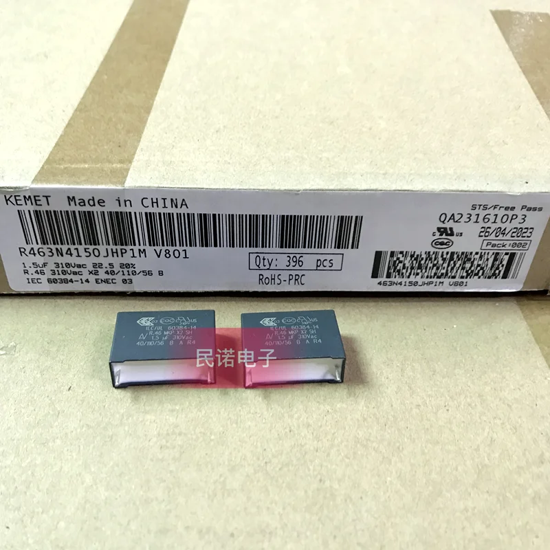 2PCS/5PCS/20PCS/Lot KEMET R46 310VAC1.5UF 310VAC155 155 1.5UF 1U5 310VAC1U5 Film Capacitor Pitch 22.5mm R463R4150JHP1M V801