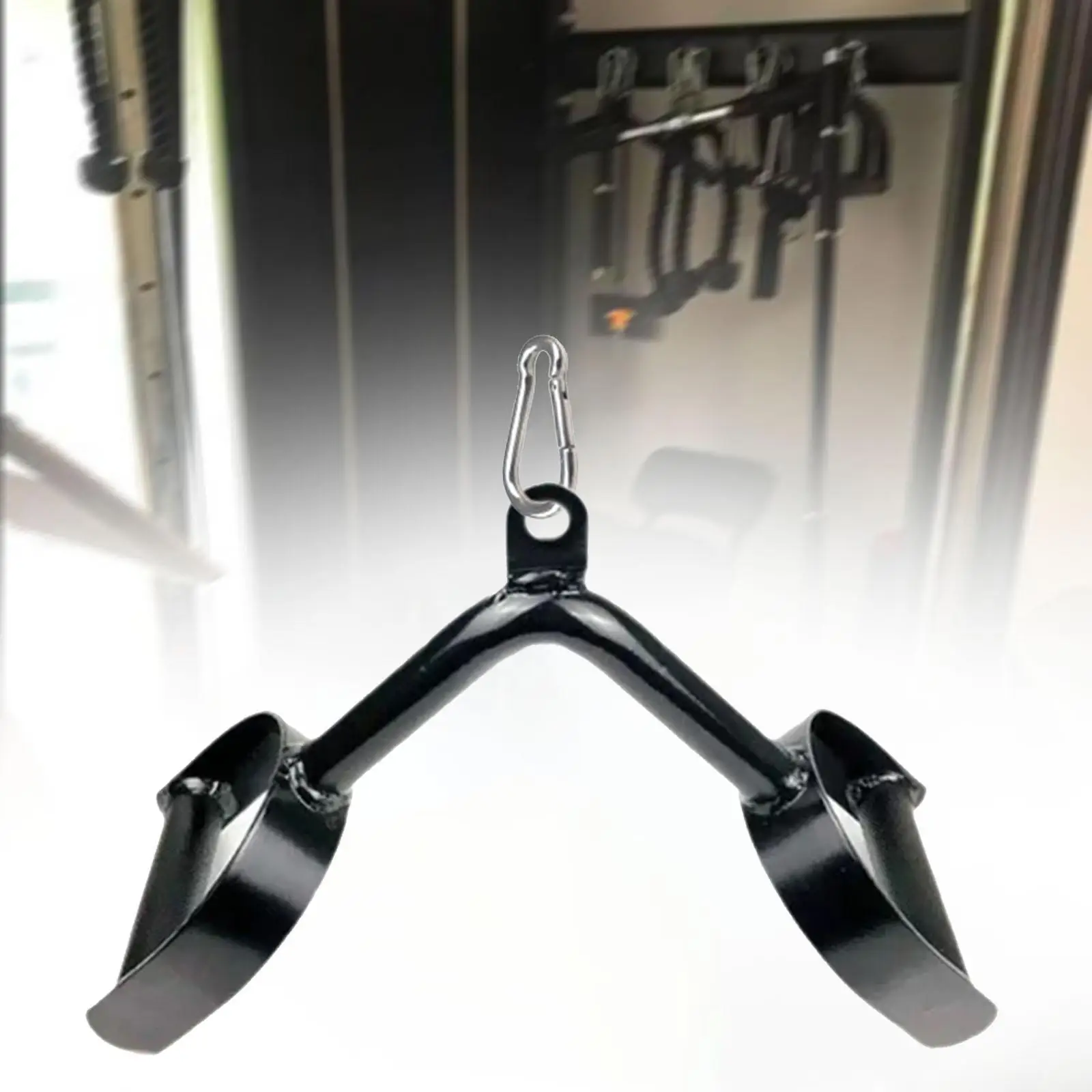 

Tricep Press Down Bar Cable Machine Attachment for Workout Pulley System