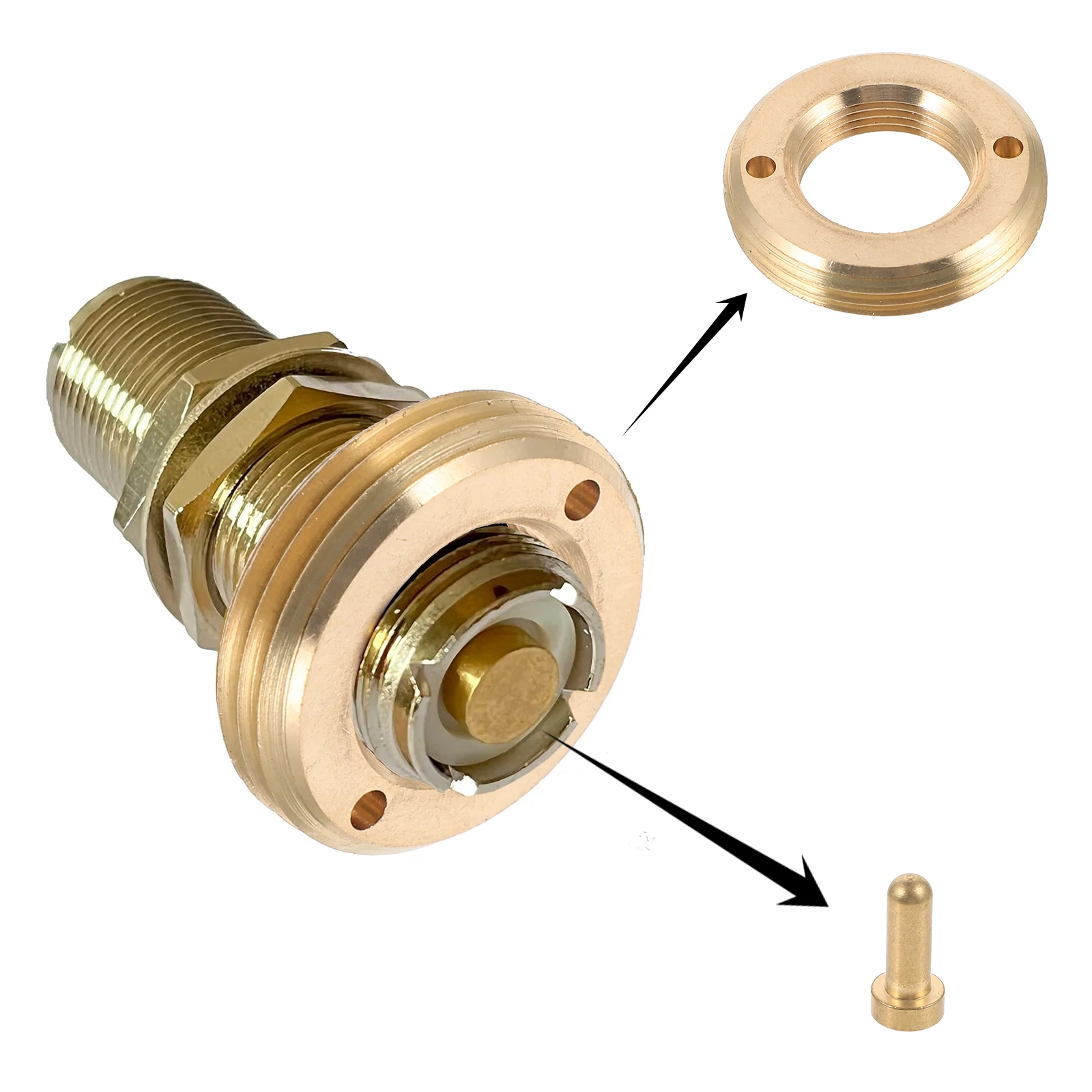

NMO Converter SO239 to NMO Adapter Antenna Mount UHF VHF Radio Connector Lightweight Compact Design Stable Signal Transmission