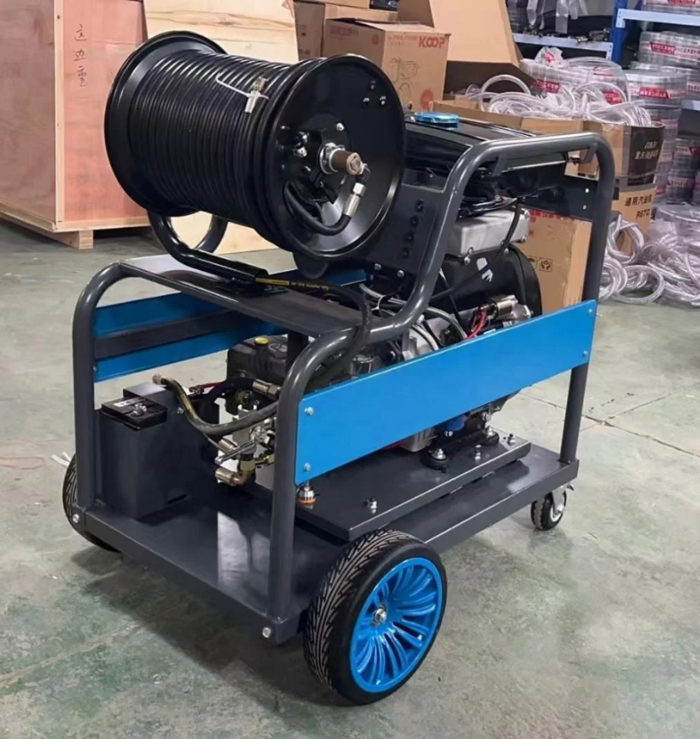 High Pressure Cleaner Tool for Drainage Pipes, High-Pressure Engine, Large Brand Sewage High-Pressure Cleaner