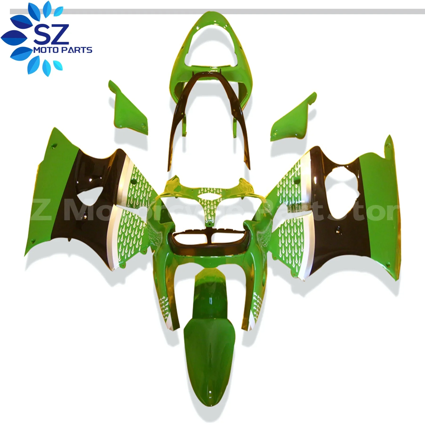 جديد ABS دراجة نارية كامل الهدايا المجمعة صالح لكاواساكي ZX-6R ZX6R 636 2000 2001 2002 00 01 02 مخصص Fairings أطقم هيكل السيارة قذيفة
