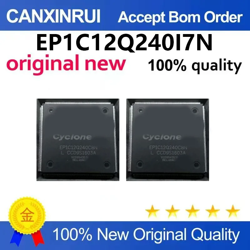 （5pcs-100pcs）Brand new original EP1C12Q240I7N packaged QFP-240 programmable gate array IC microprocessor
