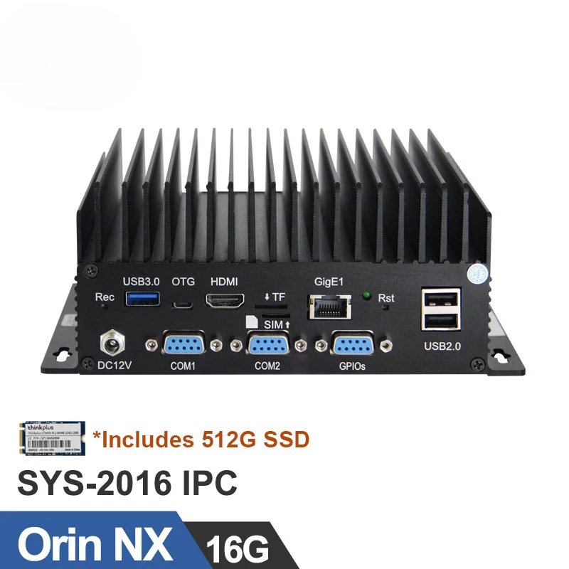 JETSON Orin NX16G Industrial Embedded Computer 100T single network port ONX16G--2016-512G