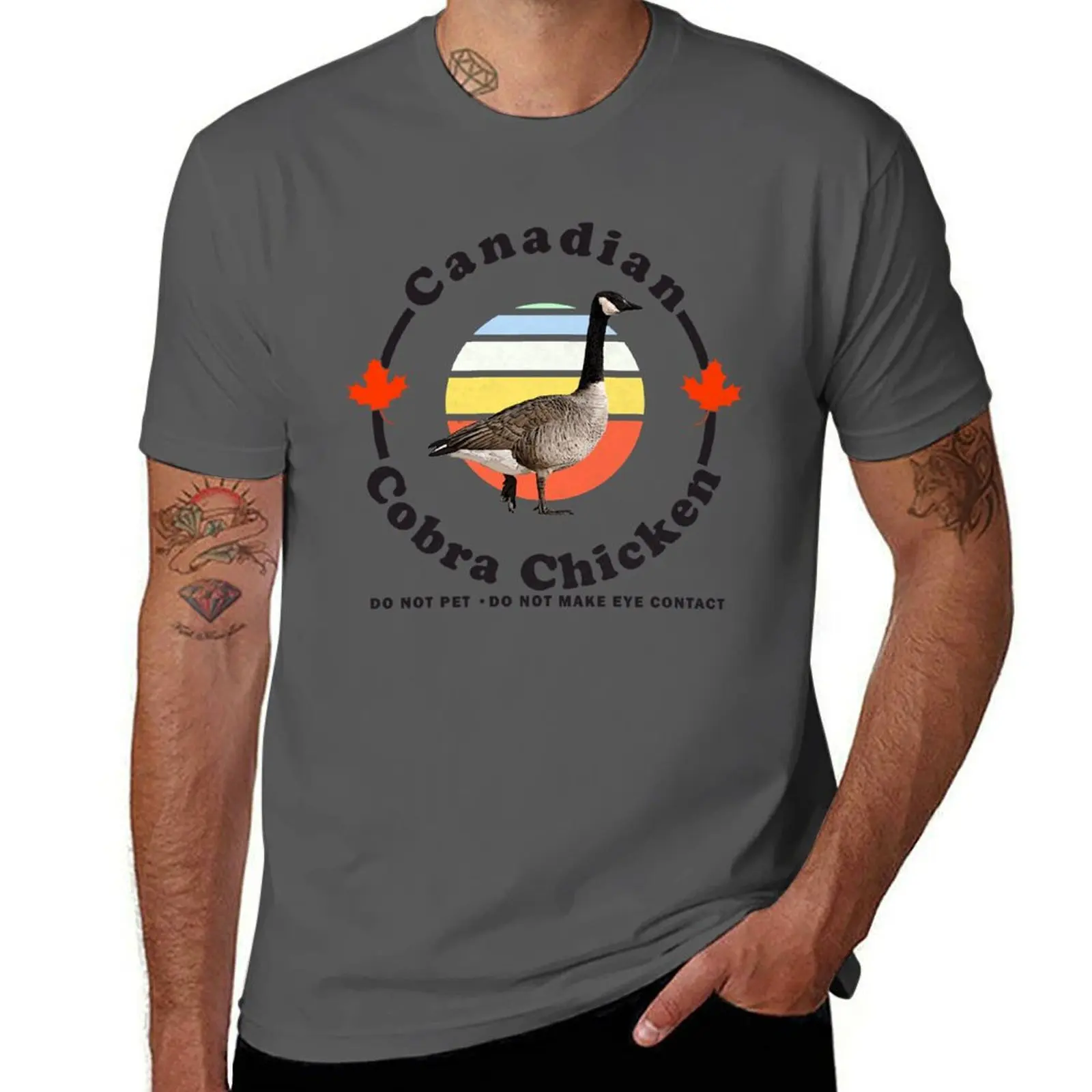 Cobra Chicken T-Shirt Summer Holiday Casual Tee