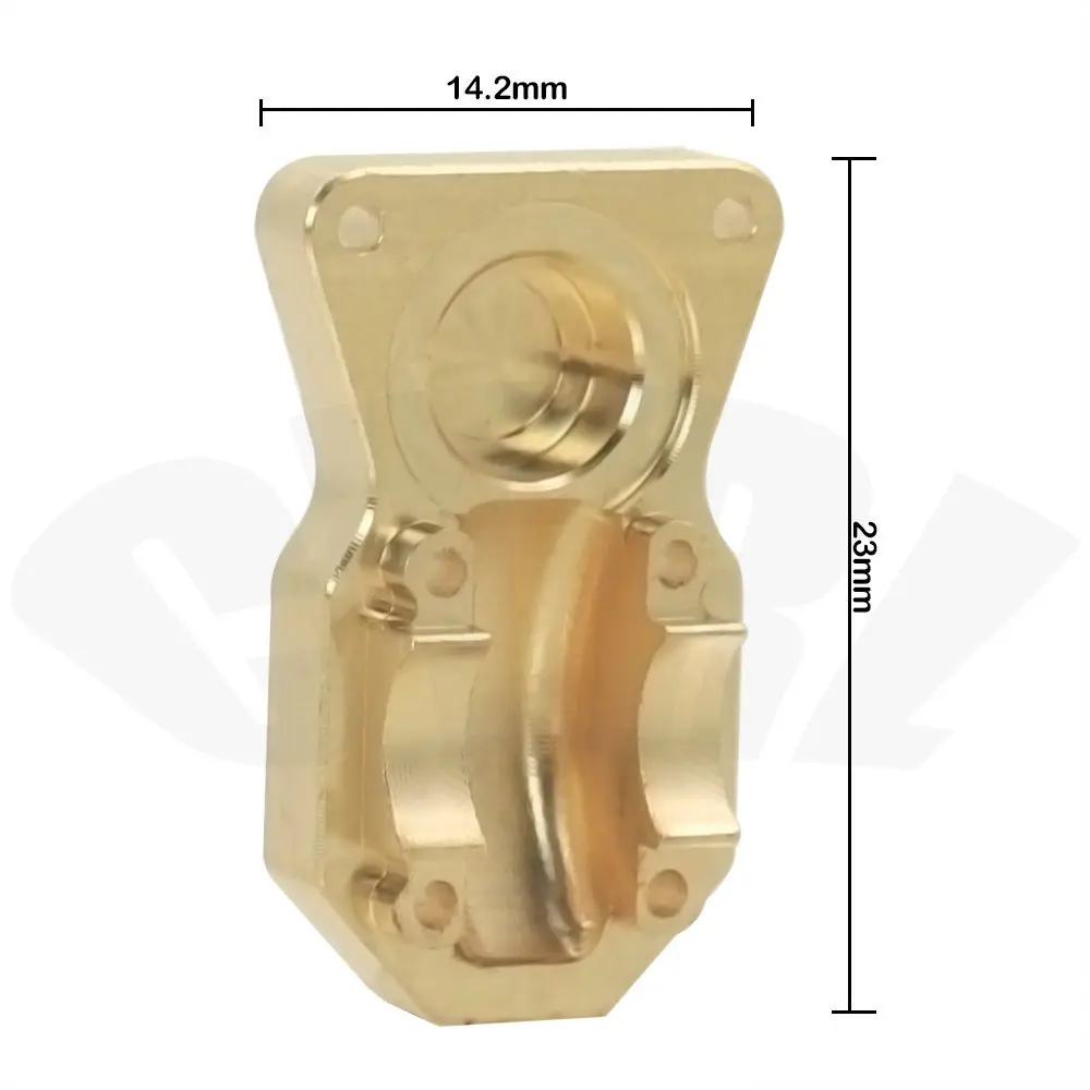 Brass Steering Cup Counterweight Steering Knuckle Set for 1/24 Axial SCX24 90081 Axle Counterweight Upgrade Parts