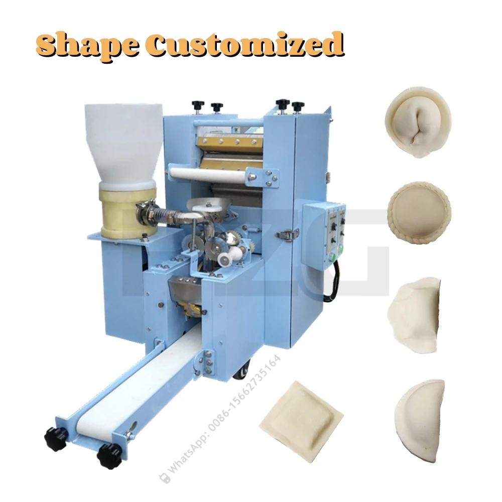 Automatic Square Dumpling Maker Machine Pierogi Ravioli Dimsum Momo Amosa Empanada Dumpling Spring Roll Ravioli Making Machine