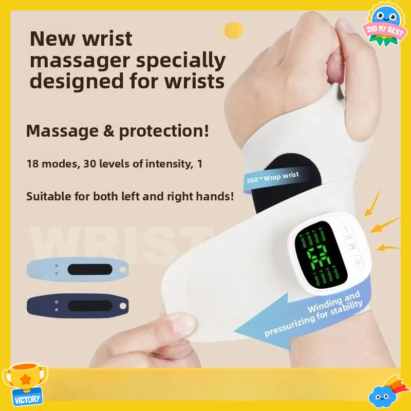 

Бестселлер EMS сухожильная оболочка массажный массажер на запястье растяжение связок пальцев регулируемый массажер для рук