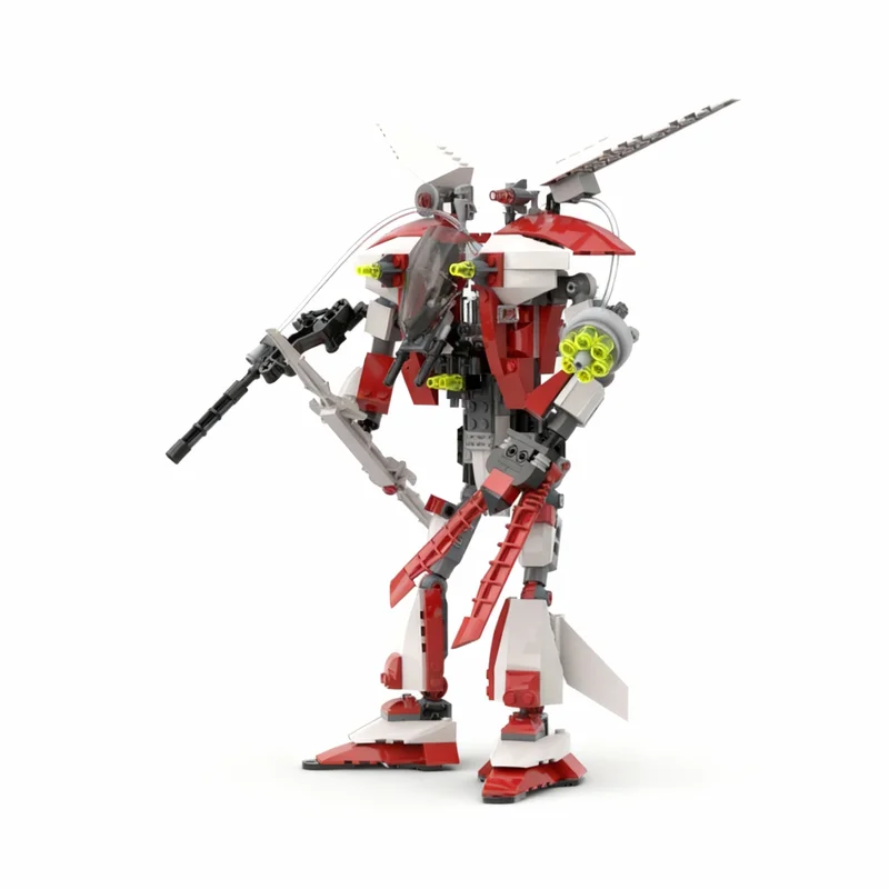 291pcs MOC My Exo Force Mountain Warrior Exo-Force Model Building Blocks Construction Birthday Collection Creative Art Idea DIY