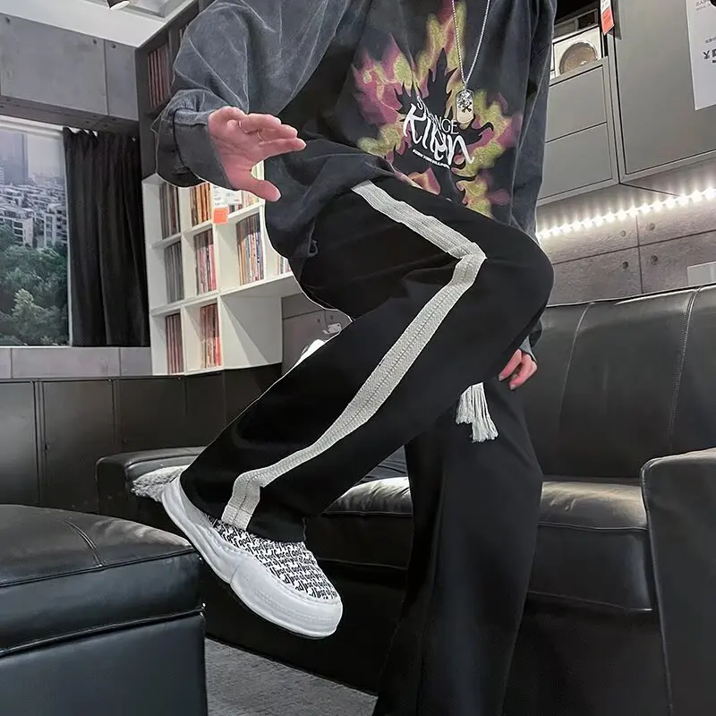 

New fashionable, simple, artistic, versatile, lazy, Harajuku style, trendy and casual pants
