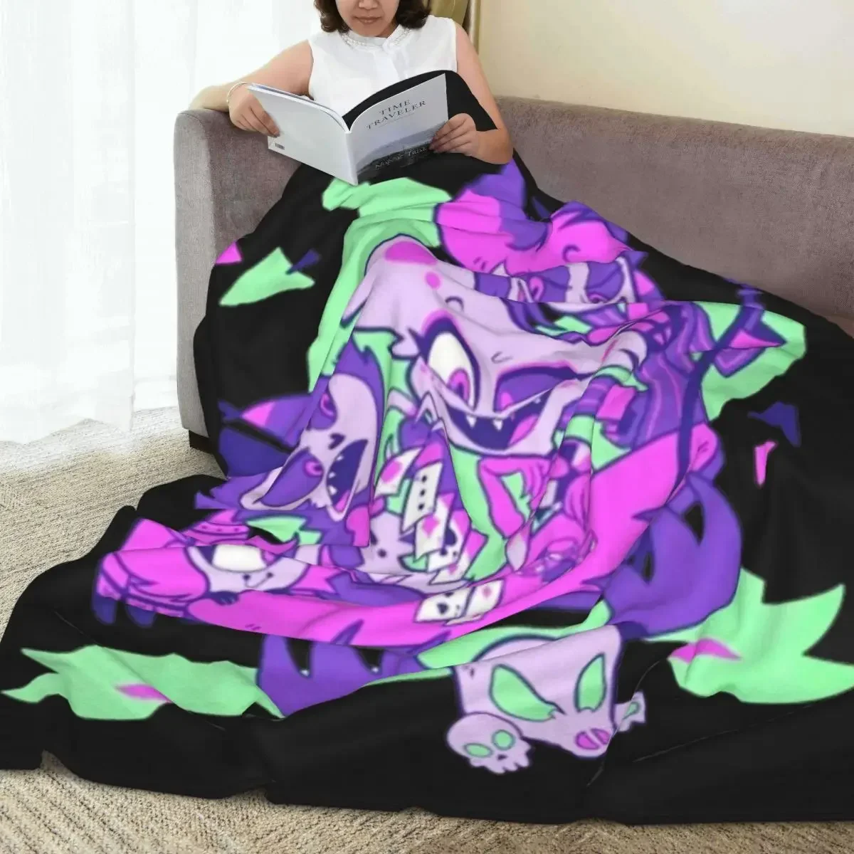 بطانيات رمي غبار الفانيلا ، القشر ، أنيق ، ملاك ، هازبين ، فنادق ، مضحك ، دافئ ، سرير ، أريكة ، ربيع ، خريف #3