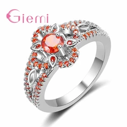 Popular Trendy Exquisite Women Rings 925 Sterling Silver Jewelry Rings Pretty Good Accessories Party Engagement Bijoux