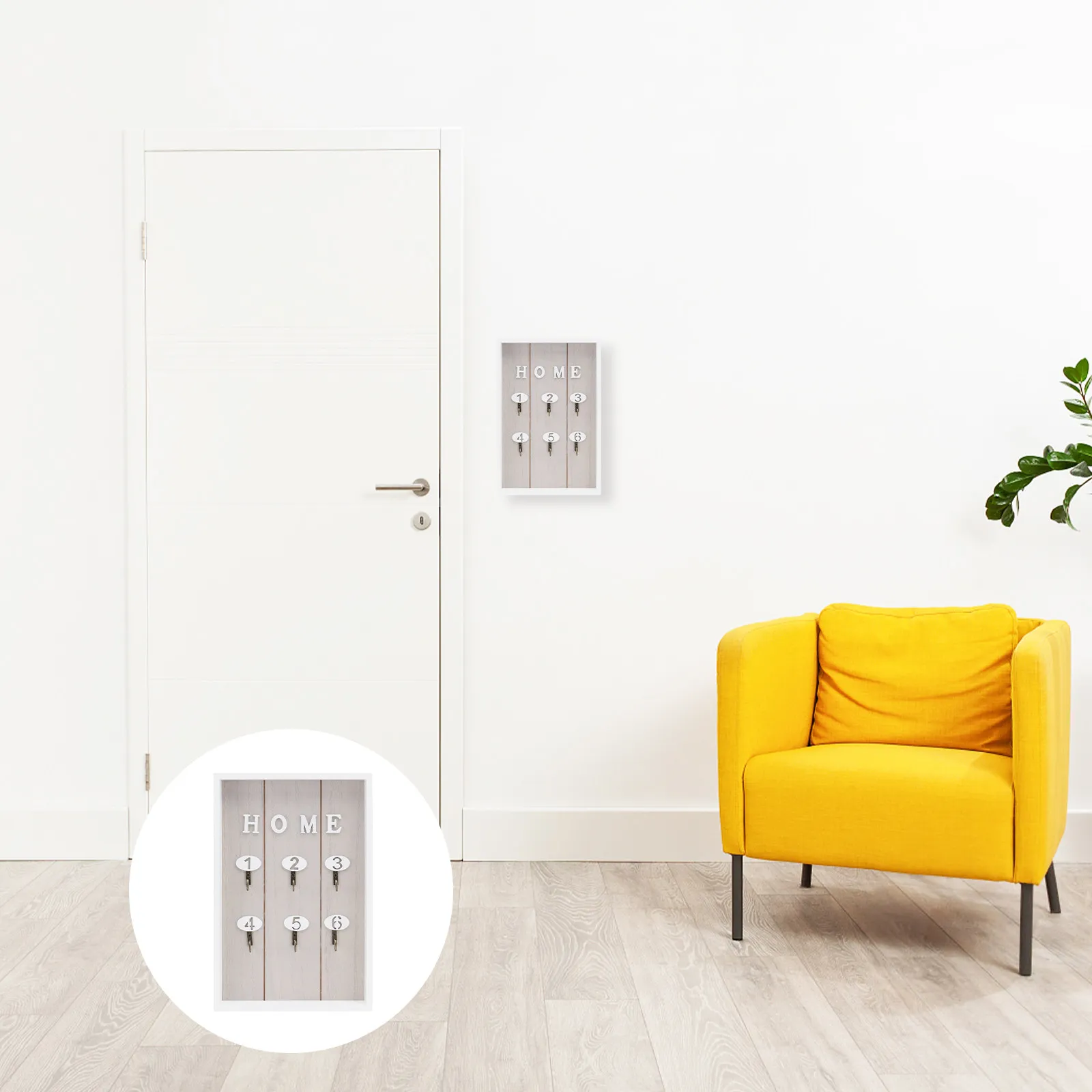 1Pcs Wall Hanging Key Box Creative Multi-Purpose Key Case Home Entryway Storage Organizer Decor Wall Storage Box