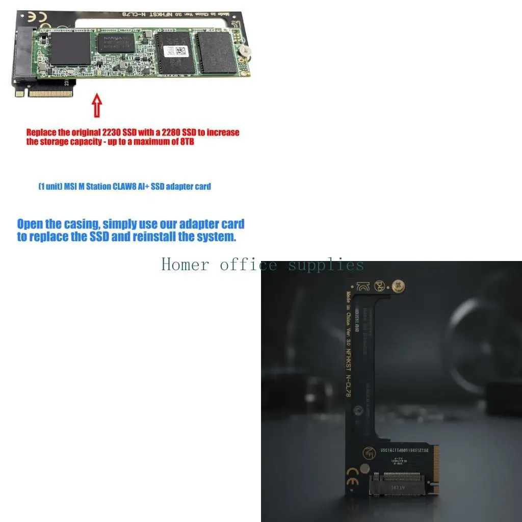 K43B SSD Adapter Gaming Handheld Expands Storage To 8TB With PCIe Support