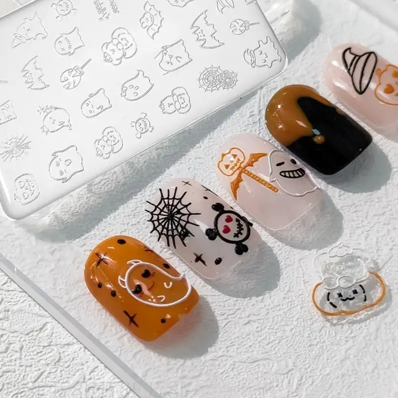 

J78F Art Silicone Mold Butterfly Flower Crystal Resin Molds Carving Stencils DIY Art Templates Nails Mold
