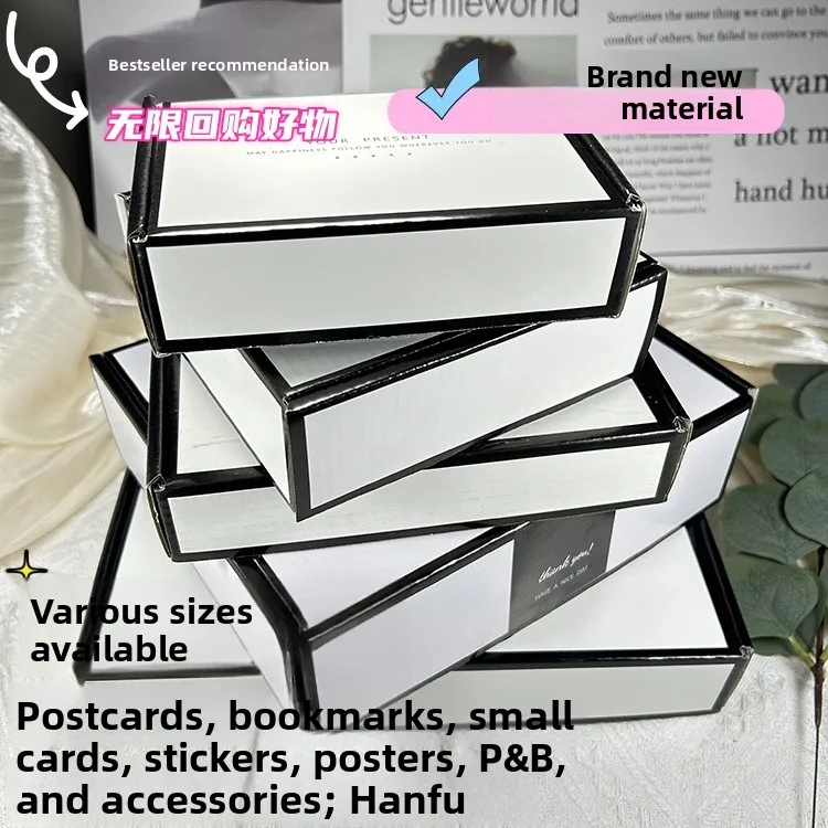caixa-de-papelao-ondulado-preta-resistente-para-embalagem-de-hanfu-design-simples-caixa-de-presente-caixa-de-armazenamento-caixa-de-envio-personalizavel