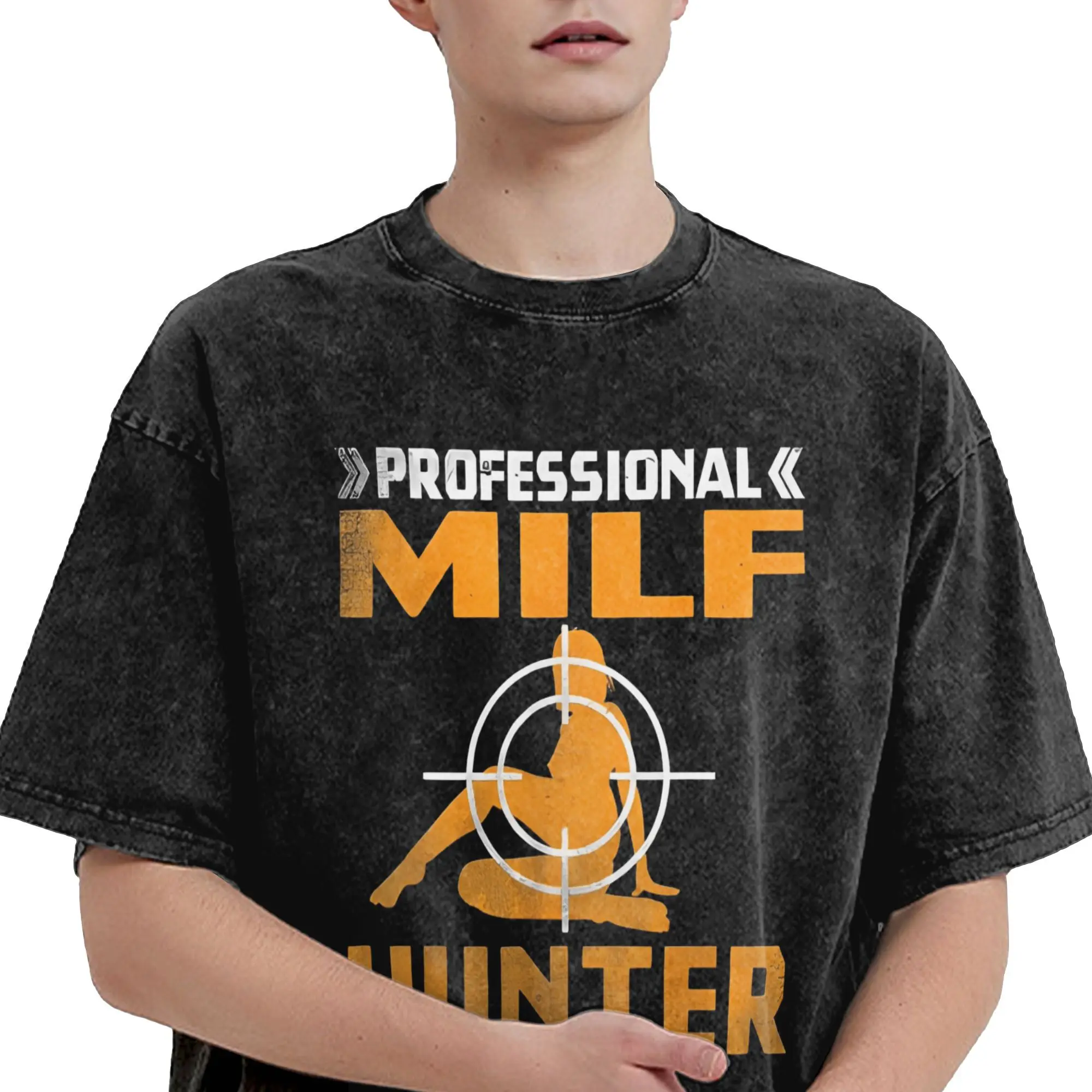 جبهة مورو هنتر غسلها تي شيرت الذكور الجمالية القطن تي شيرت الصيف مريحة الهيب هوب تي شيرت طباعة بلايز المتضخم