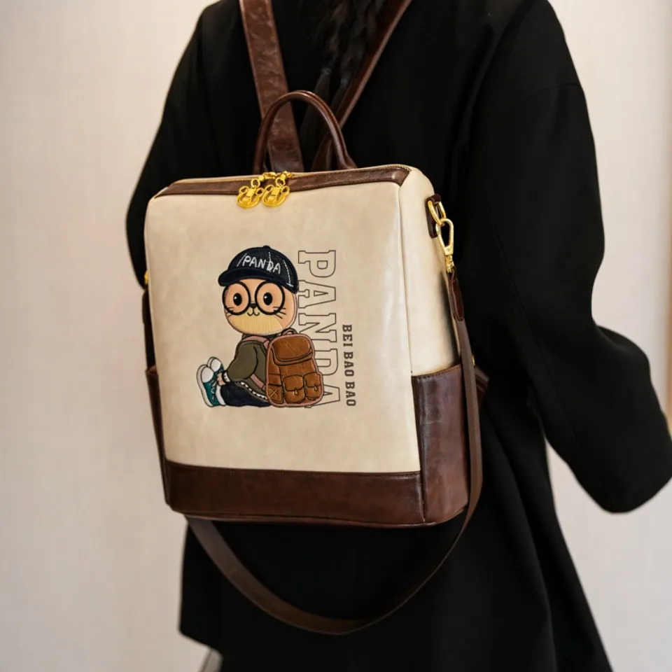 

3 in 1 British Collegiate Style Shoulder Bag,Fashionable Backpacks for Women,Large-capacity Student Backpack,HI-Q Backpack