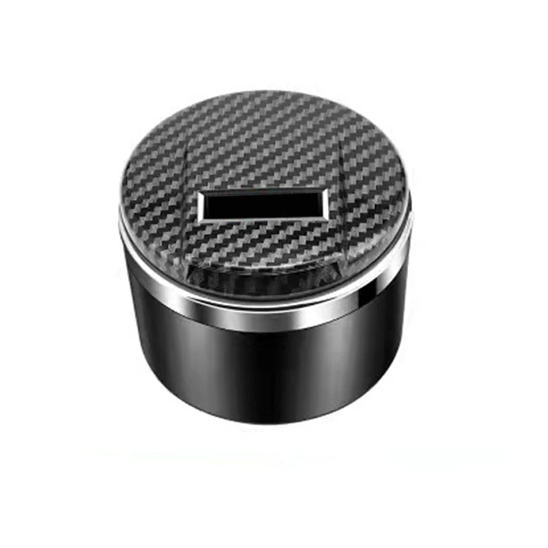 Car Goods LED Light Convenient Storage Garbage Flame Retardant Ashtray for Land Rover Porsche Mercedes Benz Infiniti ford Subaru