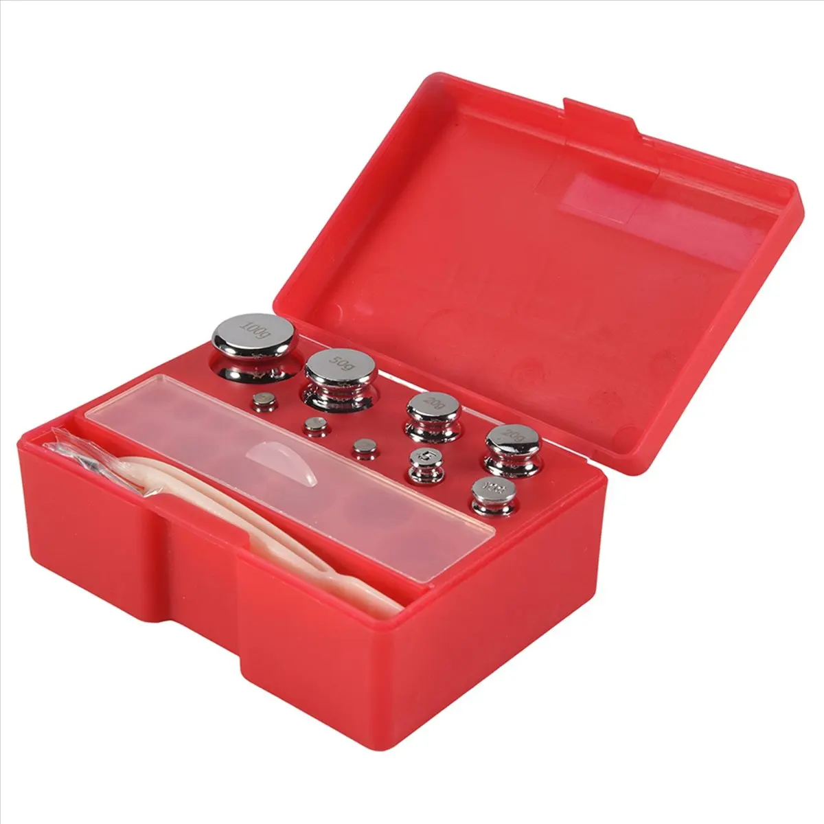DTDT hot-17Pcs 211.1g 10mg-100g M2 Set Grams Calibration Weight Digital Scale