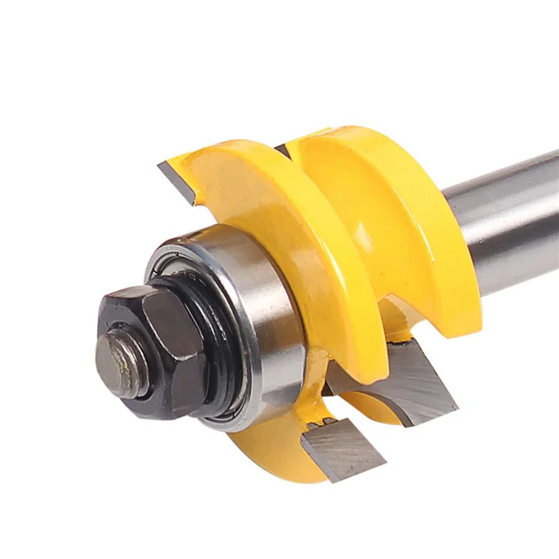 

ABBY-6Pcs 1/2Inch Shank Rail & Blade Cutter Panel Cabinet Router Bits Set Milling Cutter Power Tools Door Knife Wood Cutter