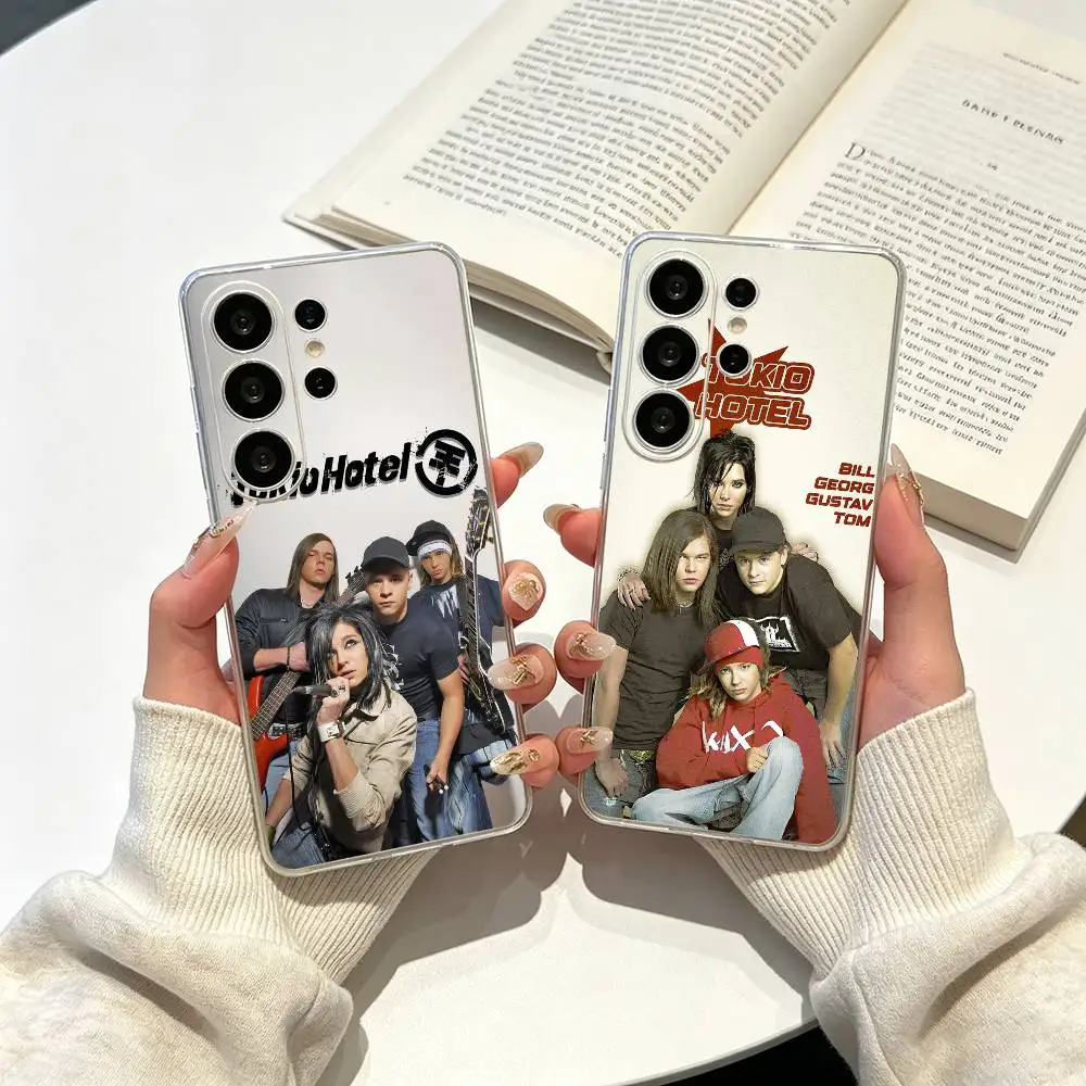 Tom Bill Kaulitz T-Tokio H-Hotels  Clear Phone Case for Samsung S25, S24, S21, S22, S23, S30, Ultra, S20, Plus, FE, Lite