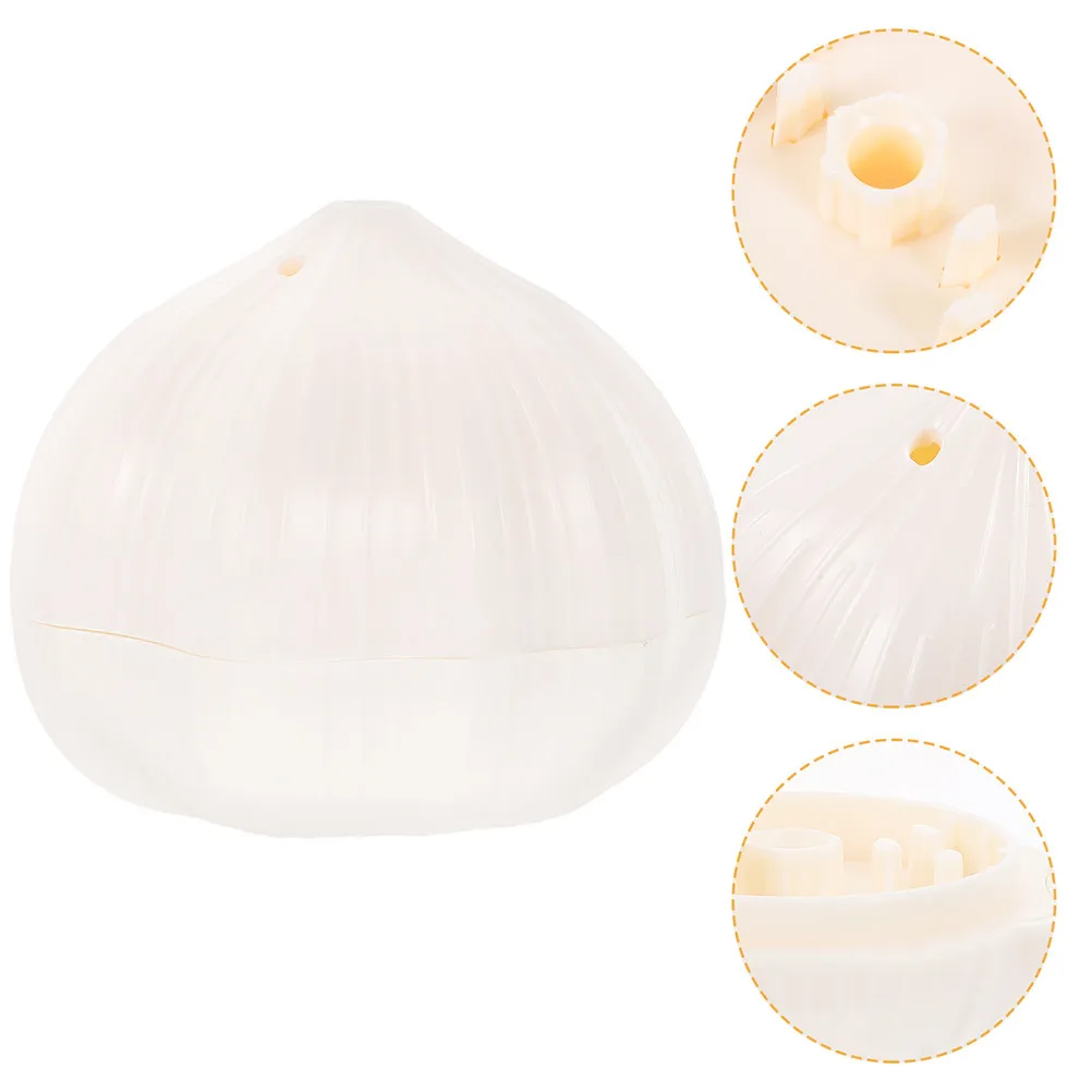 2Pcs Garlic Press Tool Sturdy Construction Garlic Mincer Crusher for Smooth Paste Fine Mincing Free Operation Home
