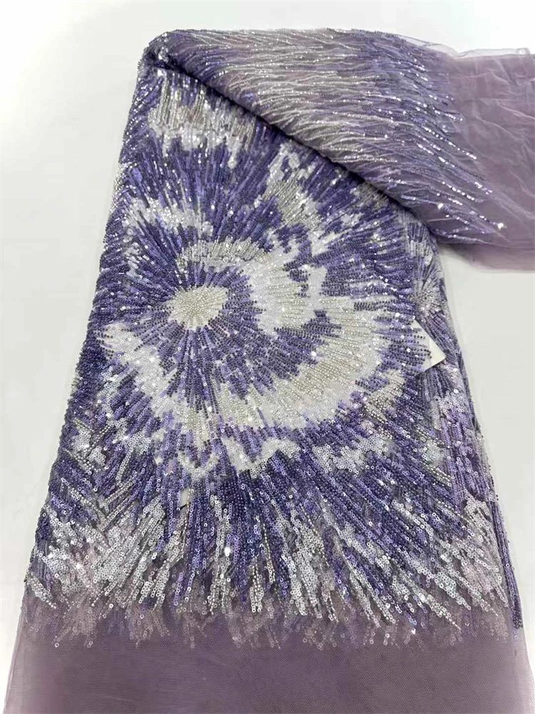 قماش دانتيل مطرز ثقيل أفريقي، قماش عريس ترتر نيجيري، فستان حفلات الزفاف، جودة عالية، 5 ياردات