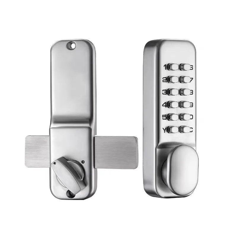 Anti Theft Mechanical Combination Lock Villa Fence Outdoor Waterproof Password Gate Lock for Courtyard Yard Home Entry Zinc Easy