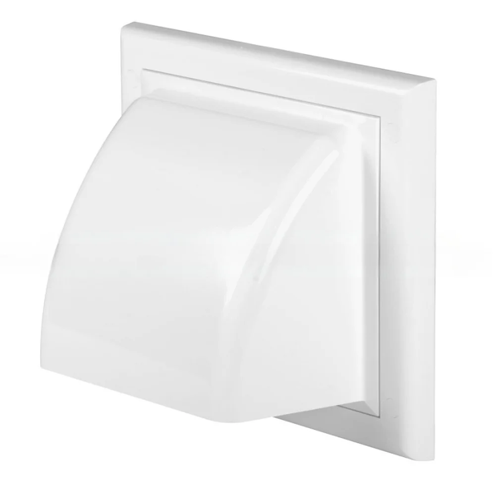 Beveled PVC Ventilation Grille for Kitchen For exhaust Systems Providing Lightweight Construction and Leak Resistant Fit