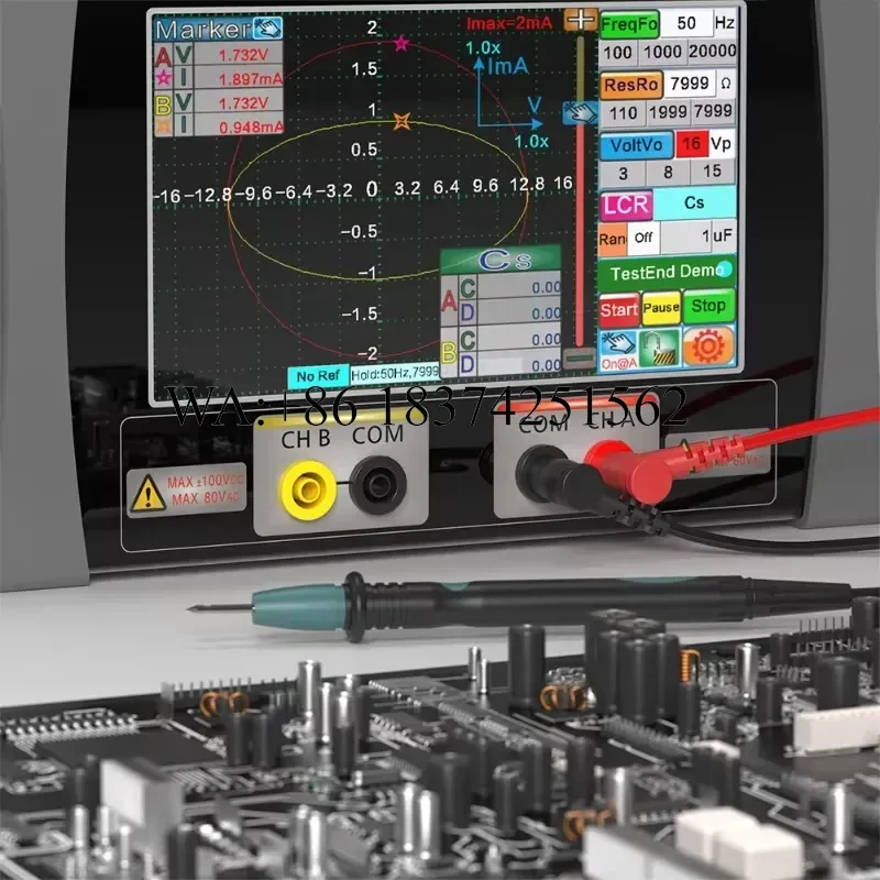 Wmwmnu for VI Curve Tester LCR Meter Circuit Board Fault Diagnostic Instrument for PCB Repair and Electronic Component