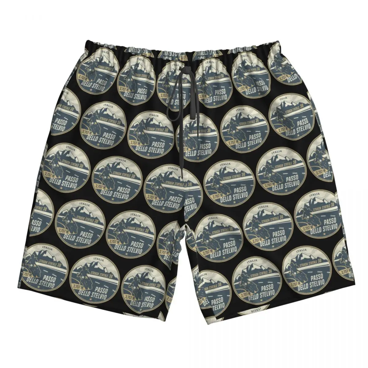 

Stelvio Pass, Italy Trunks Beach Board Shorts Casual Quick Dry Swim Summer Men Pants