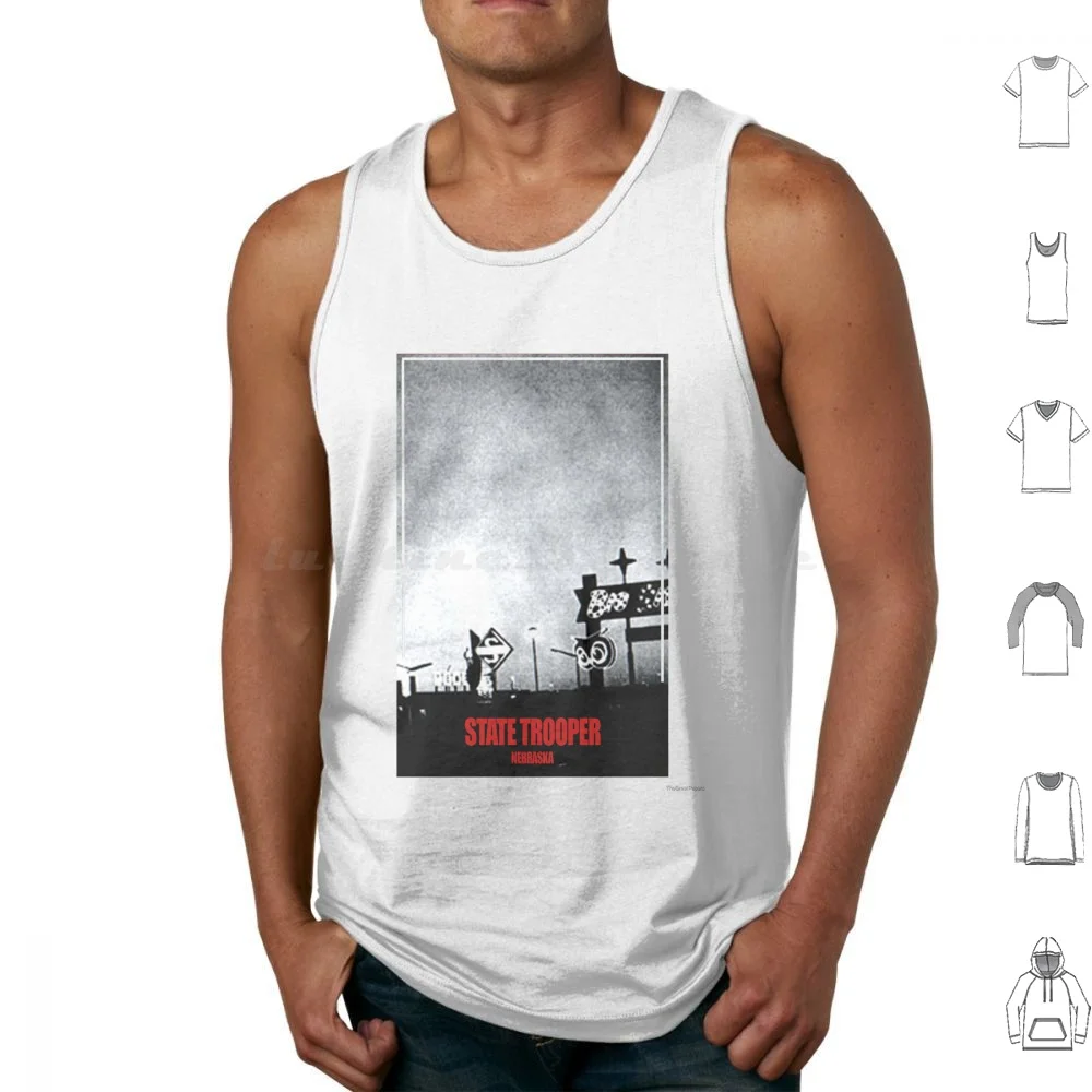 State Trooper Nebraska camisetas sin mangas chaleco sin mangas Bob Dylan Trooper joven Neil Folk Soul Vintage viejo nuevo fresco Retro