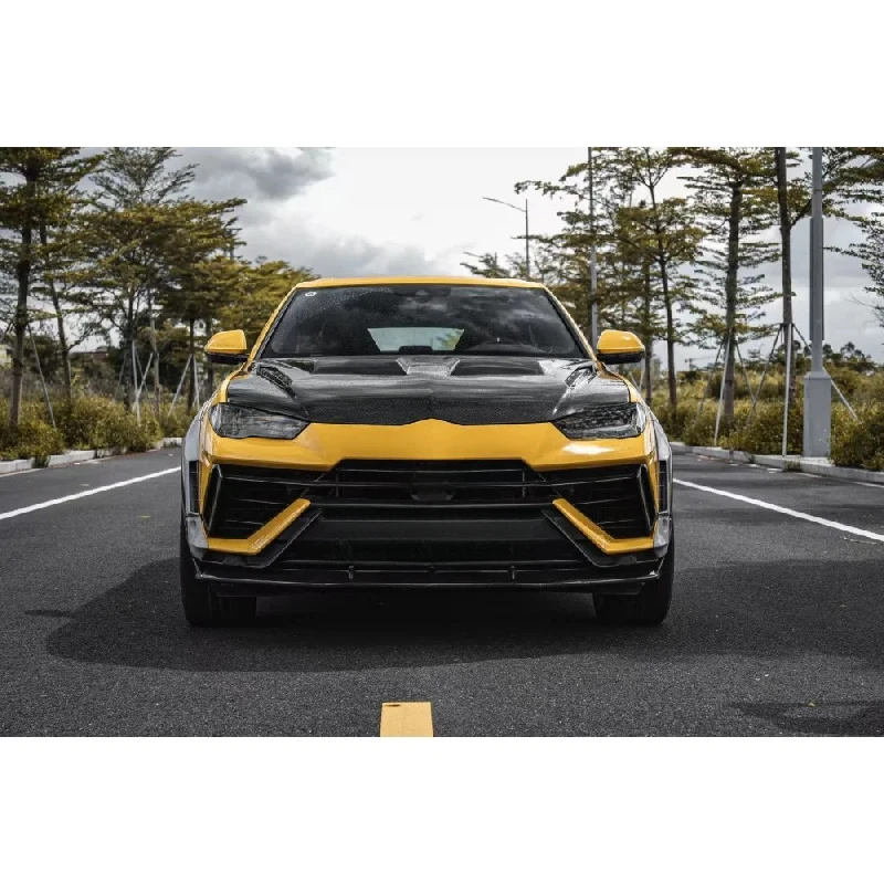 Hot selling 1016 Style Carbon Fiber Front Lip Side Skirt Diffuser Rear Spoiler Engine Hood for Body Kit