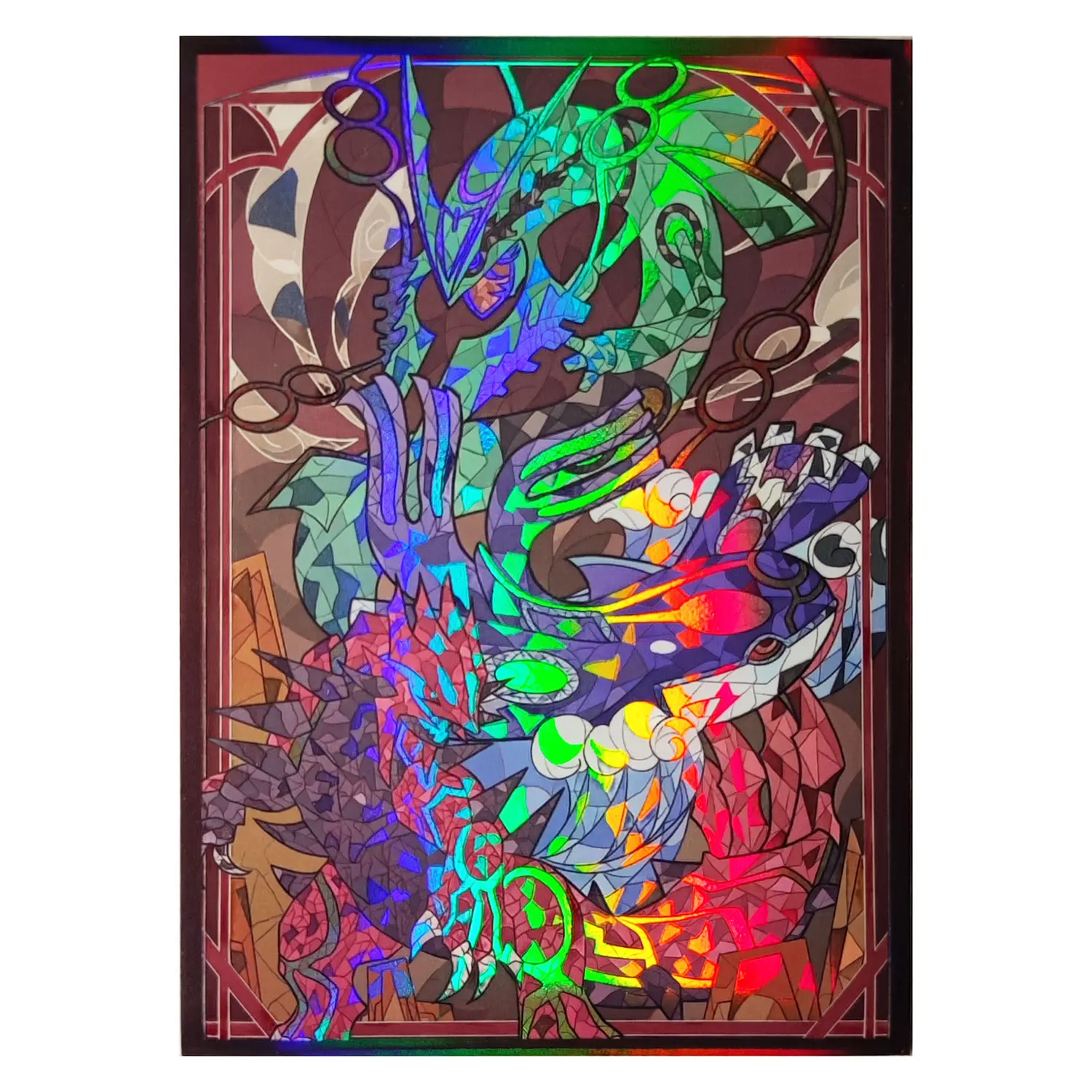 60PCS Buste per carte laser Anime Gioco da tavolo esterno Carte collezionabili Protezione MTG TCG PTCG Scudo Copertura della carta per dimensioni standard 66x91mm