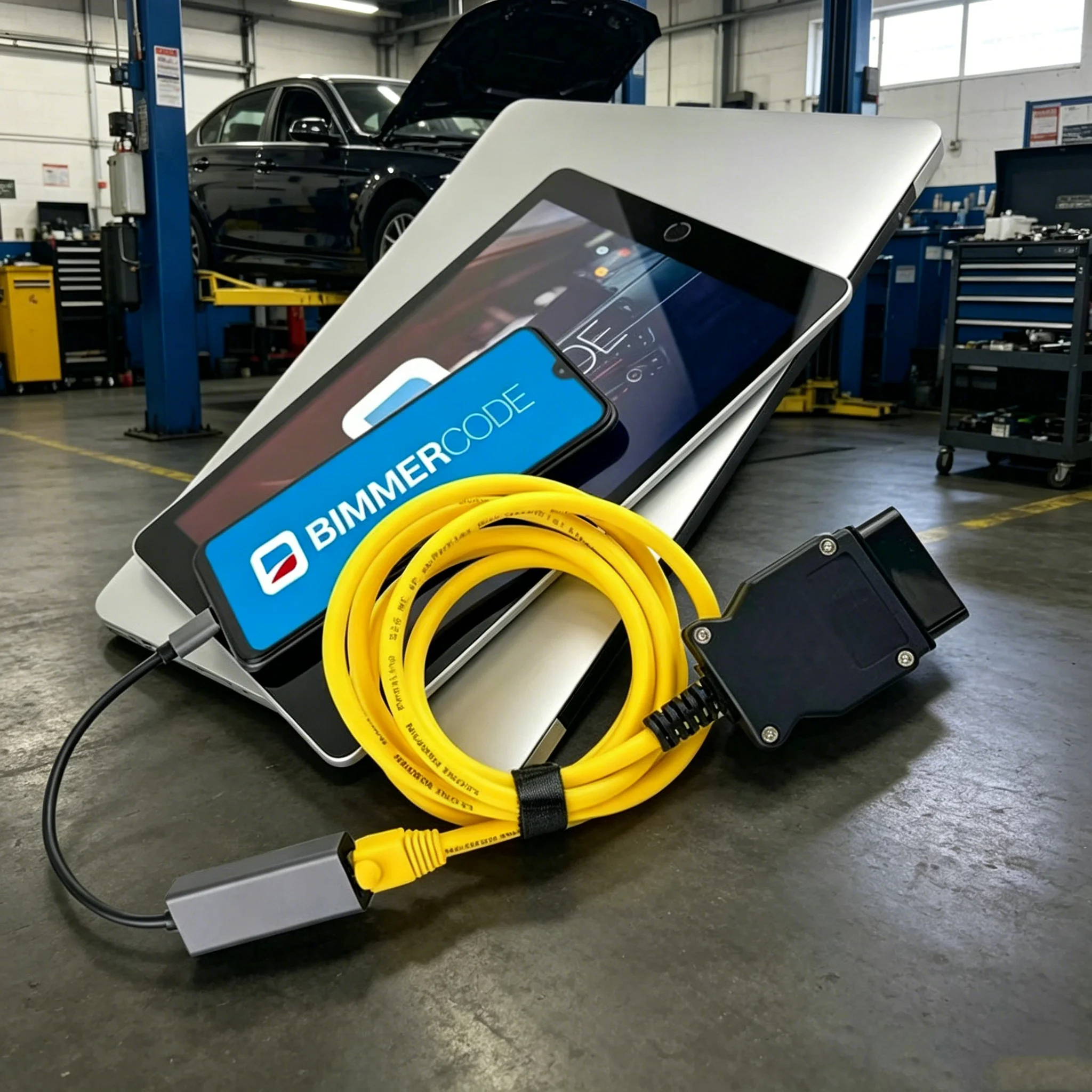 Cable ESYS ENET para BMW Serie F, Actualización de Datos Ocultos, Codificación ICOM, Programador de ECU, Escáner OBD OBD2, Herramienta de Diagnóstico Automotriz