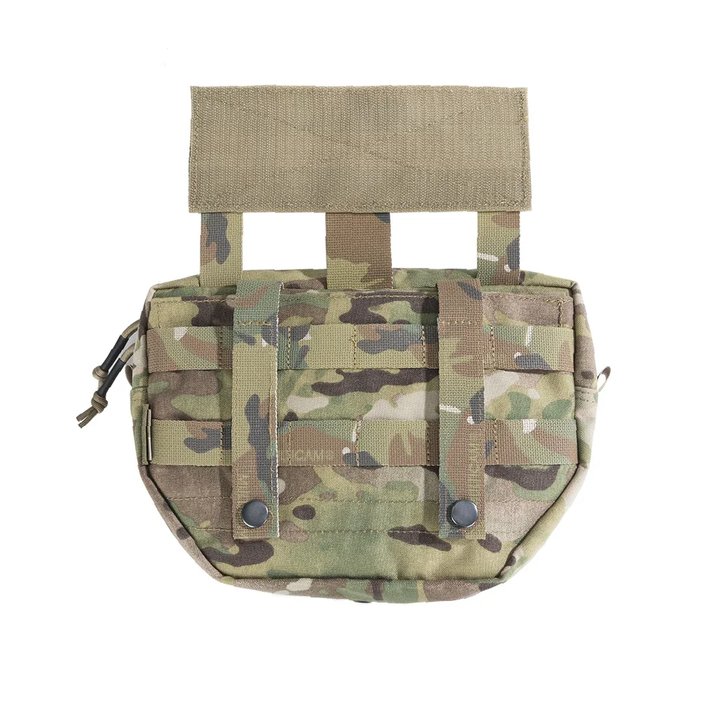 Confezione EDC da esterno a doppio strato da uomo tattica Molle marsupio gilet in nylon marsupio da appendere marsupio accessori da caccia da campeggio borse