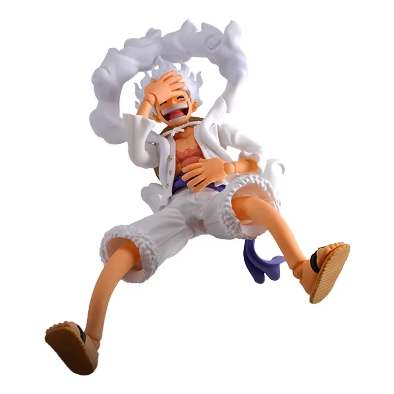 

In Stock Original Genuine BANPRESTO KING OF ARTIST Monkey D Luffy GEAR5 Animated Action Doll Set Model Toy 13cm