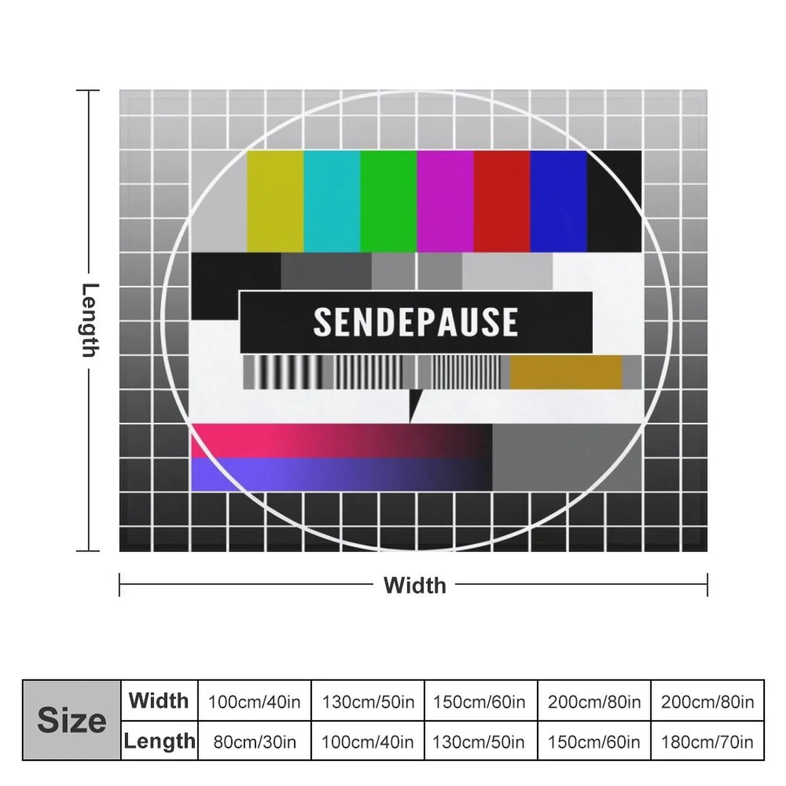 Sendepause. Test Card No Signal 